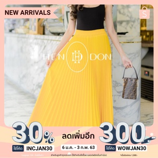 Classic Maxi Pleated Long Skirt