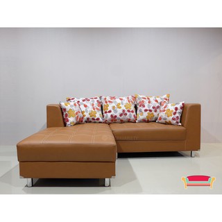 (ผ่อนได้)  sofa L-shape โซฟาแอลเชฟ รุ่น"โมเดริน"(สามารถปรับขนาด เลือกสี ผ้า/หนัง ได้)