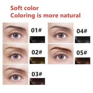 YOTAI ดินสอเขียนคิ้ว กันน้ำ ดินสอเขียนคิ้วแบบหมุน 2 in 1 มีแปรงปัดคิ้วในตัว มี 5 สีให้เลือก