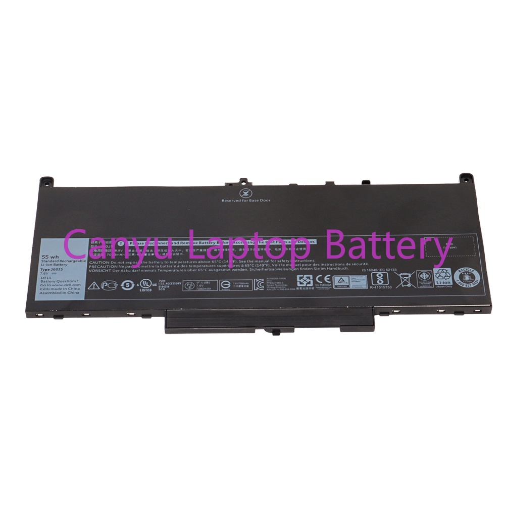 J60J5 Replacement Laptop Battery For  Latitude E7270 E7470 E7260 7270 7470 J6OJ5 R1V85 MC34Y 242WD 7