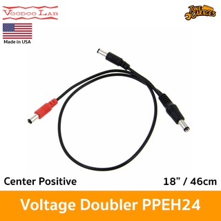 Voodoo Lab Voltage Doubler Cable PPEH24 Center Positive สายเพิ่ม โวลต์ เอฟเฟคกีต้าร์ Made in USA