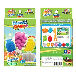 ทรายสีมหัศจรรย์และแม่พิมพ์ ผลไม้ 100 กรัม