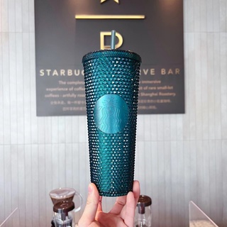 Star Buck Cold Cup 24oz Coffee Cups ถ้วยพลาสติก ทุเรียนคัพ สตรอว์คัพ ไดมอนด์คัพ SL4271