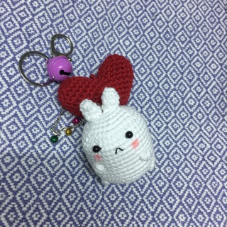 Molang พวงกุญแจกระต่าย💕🐰bunny Keychain🌈💫