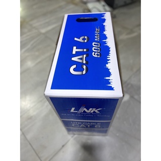 LINK US-9116  UTP ULTRA (600 MHz) w/Cross Filler, 23 AWG, CMR - สาย LAN สีขาว 305 M