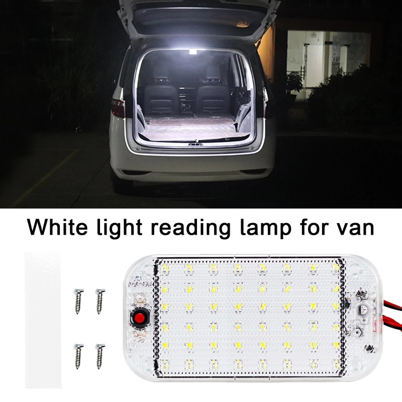 1 ชุด บางเฉียบ รถยนต์ คริสตัล หน้ากาก ห้องโดยสาร LED โคมไฟอ่านหนังสือ สว่างมาก / อุปกรณ์ยานยนต์ สากล