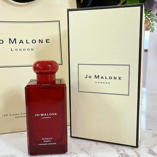 【ของแท้ 💯% 】⚡️ส่งฟรี 🚚 น้ำหอม  JO MALONE Scarlet Poppy Cologne Intense 100 ml. *กล่องขาย*