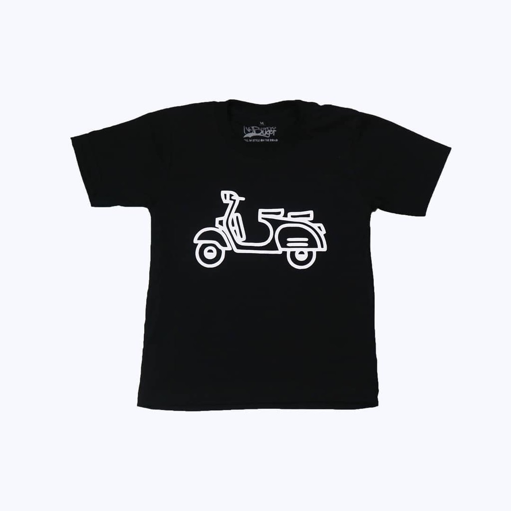 Scooter Basic Tshirt Kids - สีดํา