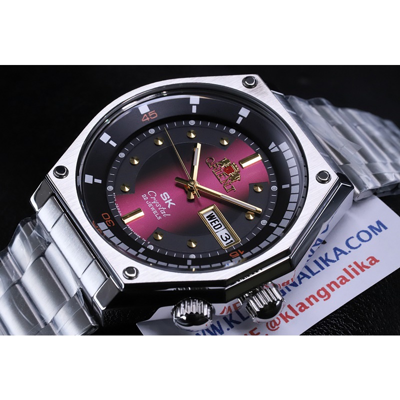 (แถมกล่องแบบพกพา) นาฬิกา Orient International Edition SK Series