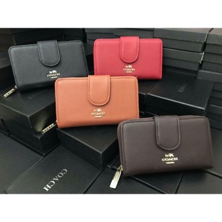 🔥sale พรีเมี่ยม coach สองพับกระเป๋าสตางค์