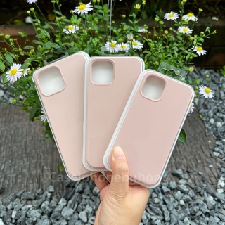 🔥เคสกำมะหยี่มีโลโก้ สีเนื้อ ใช้สำหรับเคสมือถือ i13 mini Pro Promax,7 8 plus,SE2,X XR XSmax,11 Pro Max,12 mini Pro Max🔥