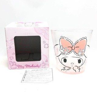 My Melody Glass in Box แก้วน้ำสกรีนลาย จาก มายเมโลดี้ งาน Sanrio แท้จากญี่ปุ่น