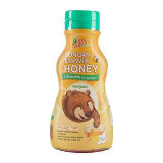 แฮปปี้เมทน้ำผึ้งดอกลำใย 365กรัม Happy Mate Honey Flower Fiber 365 grams