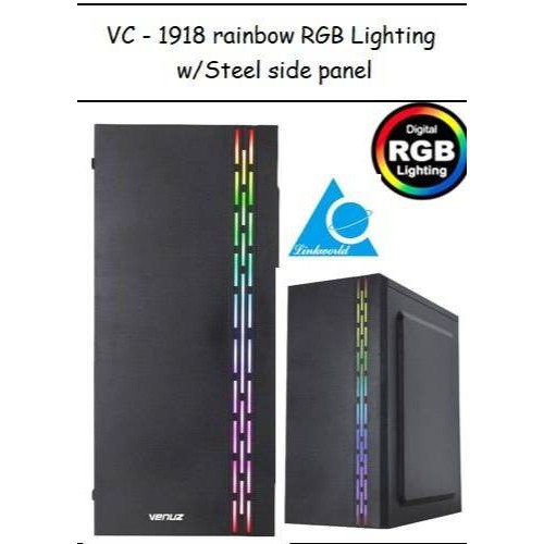 VENUZ ATX Computer Case VC1918 ไฟ RGB