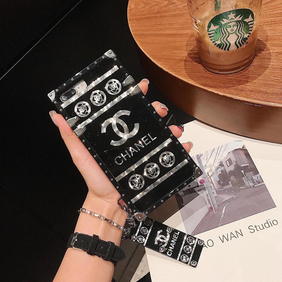 Casing For iPhone 6 6S 7 8 Plus X XS MAX XR 11 12 13 Mini 14 15 16 Pro MAX Fashion Brand Square Phone Case