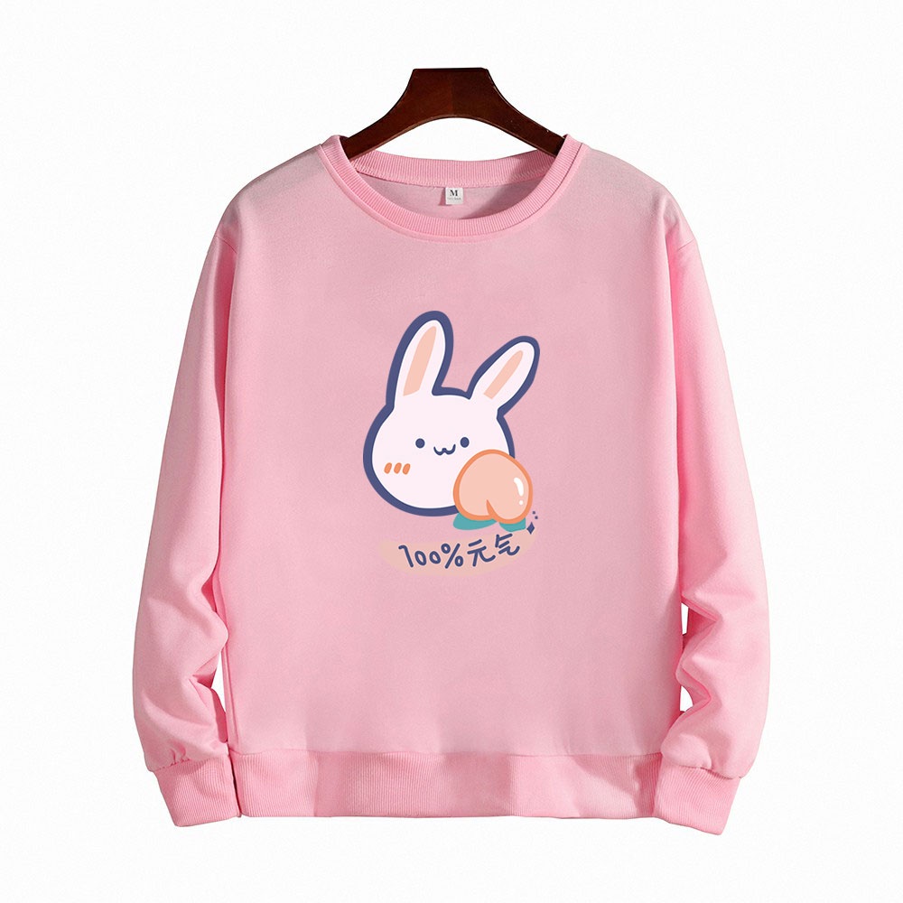 เสื้อสเวสเตอร์แขนยาว พิมพ์ลายเเฟชั่น . ลายการ์ตูนน่ารัก สเวตเตอร์ผู้หญิงผู้ชายฯO-579