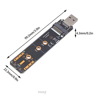อะแดปเตอร์การ์ดรีดเดอร์ SATA M 2 SSD USB แบบมืออาชีพ