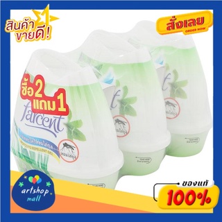 ฟาร์เซ็นท์ เซ็นท์เต็ด เจล เจลตะไคร้หอมไล่ยุง 200 ก. แพ็ค 3Farcent Scented Gel Citronella Mosquito Repellent Gel 200 g. P