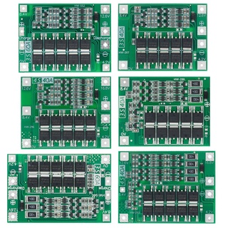 บอร์ดป้องกันที่ชาร์จแบตเตอรี่ลิเธียม 3S 4S 40A 60A Li-ion 18650 BMS สําหรับสว่านมอเตอร์ 11.1V 12.6V 14.8V 16.8V