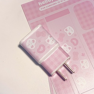 HELLOFROMKIT SAMSUNG ADAPTER CHARGER STICKER | สติ๊กเกอร์หัวชาร์จสำหรับซัมซุง หรือ แอนดรอย