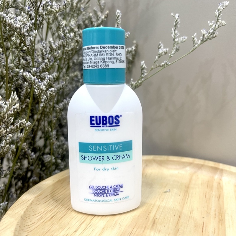 EUBOS SENSITIVE SHOWER & CREAM 30mlครีมอาบน้ำสำหรับผิวแพ้ง่าย