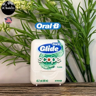 ไหมขัดฟัน ออรัลบี ไกลด์ ยาว 40 เมตร Oral-B® Glide Dental Floss, Scope Flavor 40 Meters 1 Piece