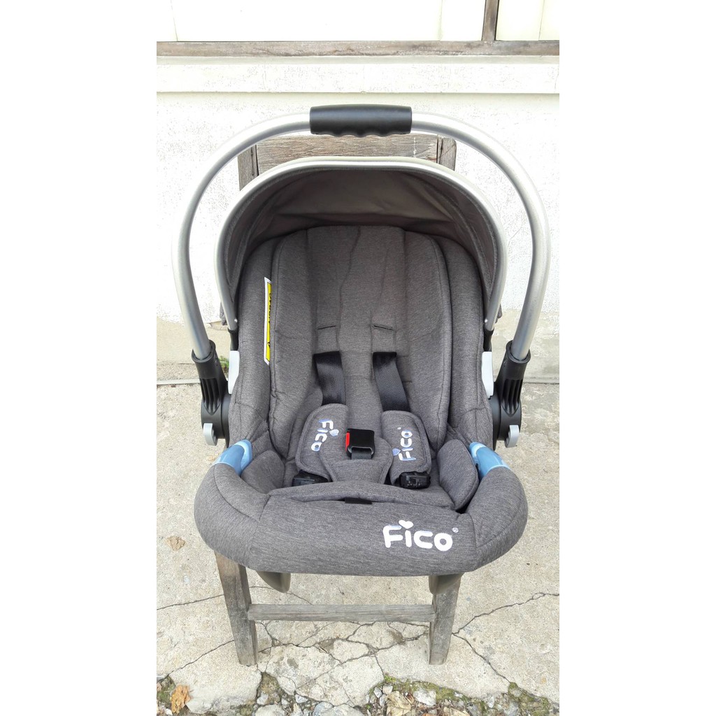 คาร์ซีท car seat FICO รุ่น BC010 แบบกระเช้า มีหมวกบังแสง (มือสอง สภาพใหม่)