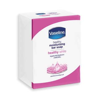 Vaseline วาสลีน สบู่ก้อน สูตรเฮลธี้ ไวท์ ขนาด 75 กรัม x 4 ก้อน