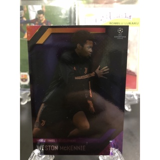 2021 Topps Weston McKennie Curated UEFA Champions League Soccer Cards What it takes