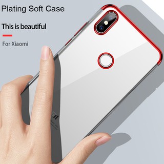 For Xiaomi Mi8/mi8pro/mi8lite/mi8se ultra thin plating shining case Mi6 TPU