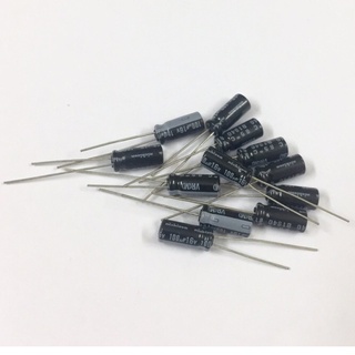 20ตัว ตัวเก็บประจุ 16V 100UF  85’c ขนาด5x11 mm. ยี่ห้อ Nichicon คาปาซิเตอร์ Capacitor ใหม่แท้คุณภาพ100%