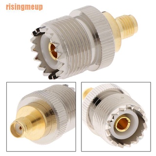 Risingmeup (~) อะแดปเตอร์เชื่อมต่อ M Type Female Sl16-K Sma-K To So-239 Pl259 Female