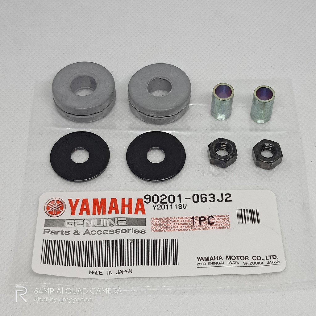 Yamaha Y125 RXZ 5PV Nut Lampu Belakang Japan (95317-0660/90387-066M1/90201-06071@90201-063J2/90480-1
