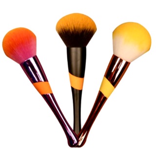 Rainbow Powder,Blush Brush แปรงแต่งหน้าด้ามสีสายรุ้ง