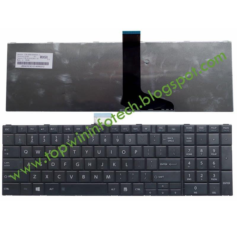 TOSHIBA L850 L855 L870 L850D P850 S850 C875D C855D C870 คีย์บอร์ด
