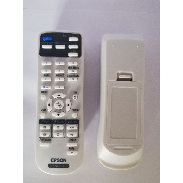 รีโมทโปรเจคเตอร์​  EPSON EB-X06 X05 X41 E01 FH52 W06 W05 E10 พร้อมส่งทั่วไทย