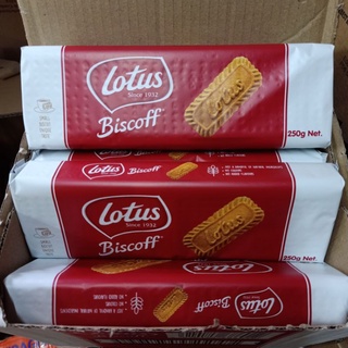 Lotus Biscoff Cookie.250 g.คุกกึ้นำเข้าจากเยอรมัน