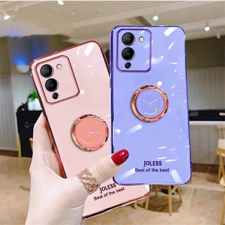 เคสโทรศัพท์มือถือ แบบนิ่ม ป้องกันกล้อง พร้อมแหวนขาตั้ง สําหรับ Infinix Hot 12 12i 12 Play Note 12 G96