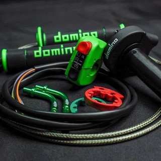 Domino Racing  ชุดประกับ XM2 ประกับทดรอบพร้อมปลอกแฮนด์รุ่นยอดนิยมตลอดกาล(เลือกสีได้ที่ช่องแชท) รวมปลอกแฮนด์