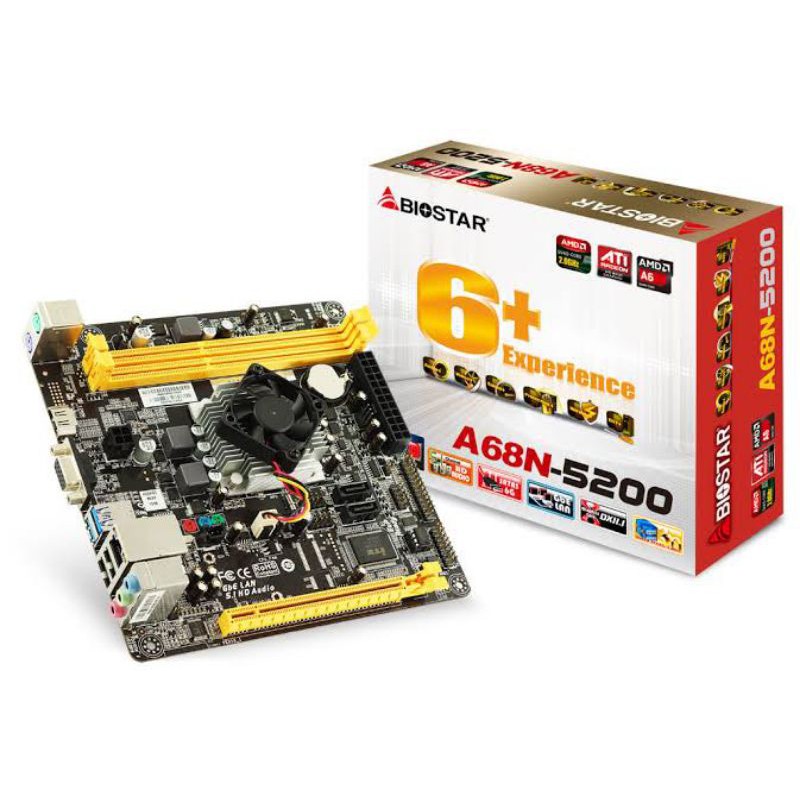 เมนบอร์ด BIOSTAR A68N-5200 ของแท้ ราคาถูก