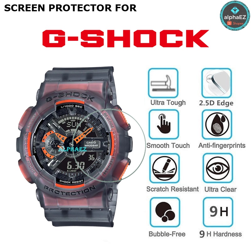 Casio G-Shock GA-110LS-1A Series 9H กระจกกันรอยหน้าจอนาฬิกา GA-110