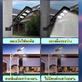 Solar Light. LED ไฟโซล่าเซลล์ ไฟLED แสงสีขาว โคมไฟถนน โคมไฟสปอร์ตไลท์ ไฟใหญ่ ไฟสว่างมาก โคมไฟถนน led โซล่าเซลล์ ไฟติดถนน