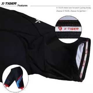 X-Tiger กางเกงขาสั้น 5D ใส่ขี่จักรยาน เล่นกีฬา สำหรับผู้ชาย