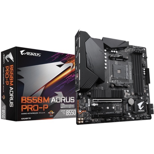 GIGABYTE AMD B550 AORUS เมนบอร์ดสําหรับเล่นเกม RGB Fusion 2.0 Mob Ryzen AM4 ซ็อกเก็ต B550M AORUS PRO