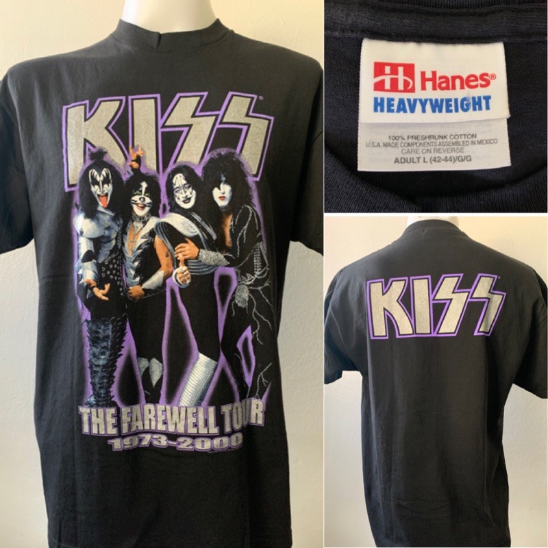 เสื้อวง KISS : The farewell tour 1973-2000