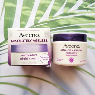 อาวีโน่ ครีมบำรุงผิว สำหรับกลางคืน Absolutely Ageless® Restorative Night Cream 48g (Aveeno®) สำหรับใบหน้าและลำคอ