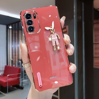 เคสโทรศัพท์ สําหรับ Realme 10T 10 9 9i 8 Pro Plus 5G มือถือแบบนิ่ม กันกระแทก ลายกระต่าย