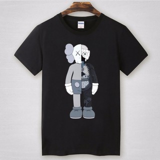 เสื้อยืดแขนสั้นลําลอง ผ้าฝ้าย พิมพ์ลาย Kaws Sup สไตล์ฮิปฮอป แฟชั่นสําหรับผู้ชาย 2022S-5XL