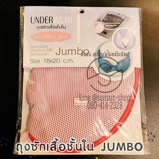 151.ถุงซักเสื้อชั้นใน ใส่เครื่องปั่นแห้งได้ JUMBO ใส่ชุดชั้นในได้ถึง 5 ตัว Washing Bag for Underwear