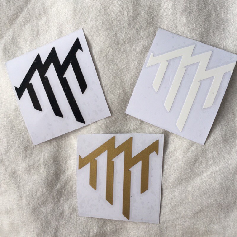 (กดในไลฟ์สด/VDO โค้ดลดเพิ่ม 30% คุ้ม) สติกเกอร์ MARK TUAN LOGO (Vinyl Stickers) got7 กันน้ำ สติ๊กเกอร์ติดมือถือ ติดรถ